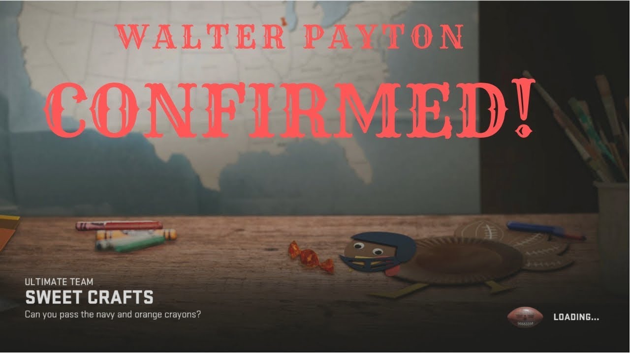 MADDEN 19 HARVEST PROMO MASTER REVEALED! WALTER PAYTON! NEW LOADING SCREEN!| MADDEN 19 ULTIMATE TEAM