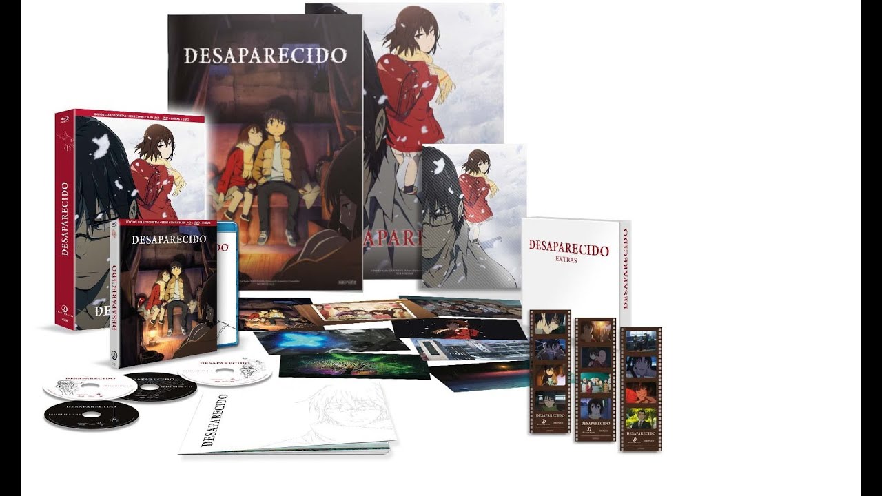 DESAPARECIDO (Erased) Serie Anime | Unboxing de la Edición coleccionista Blu-ray | Selecta Visión