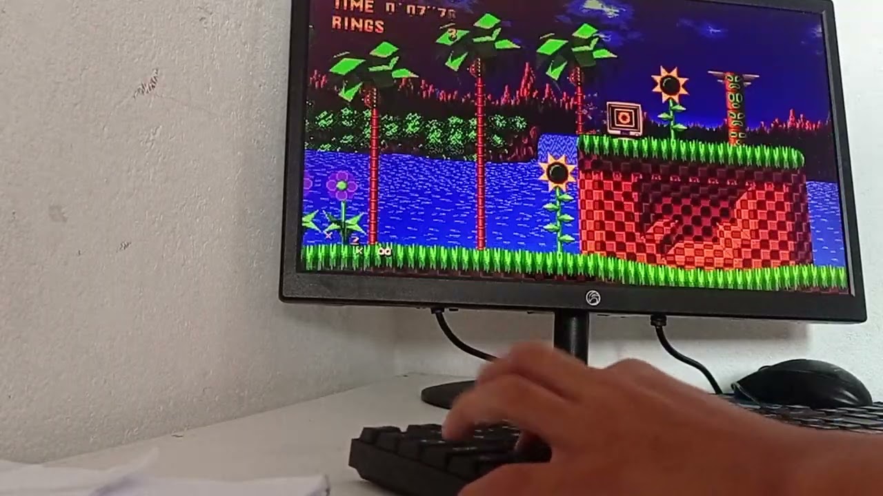 Sonic 1 forever gameplay in sonic origins (e uma copia de sonic origins)