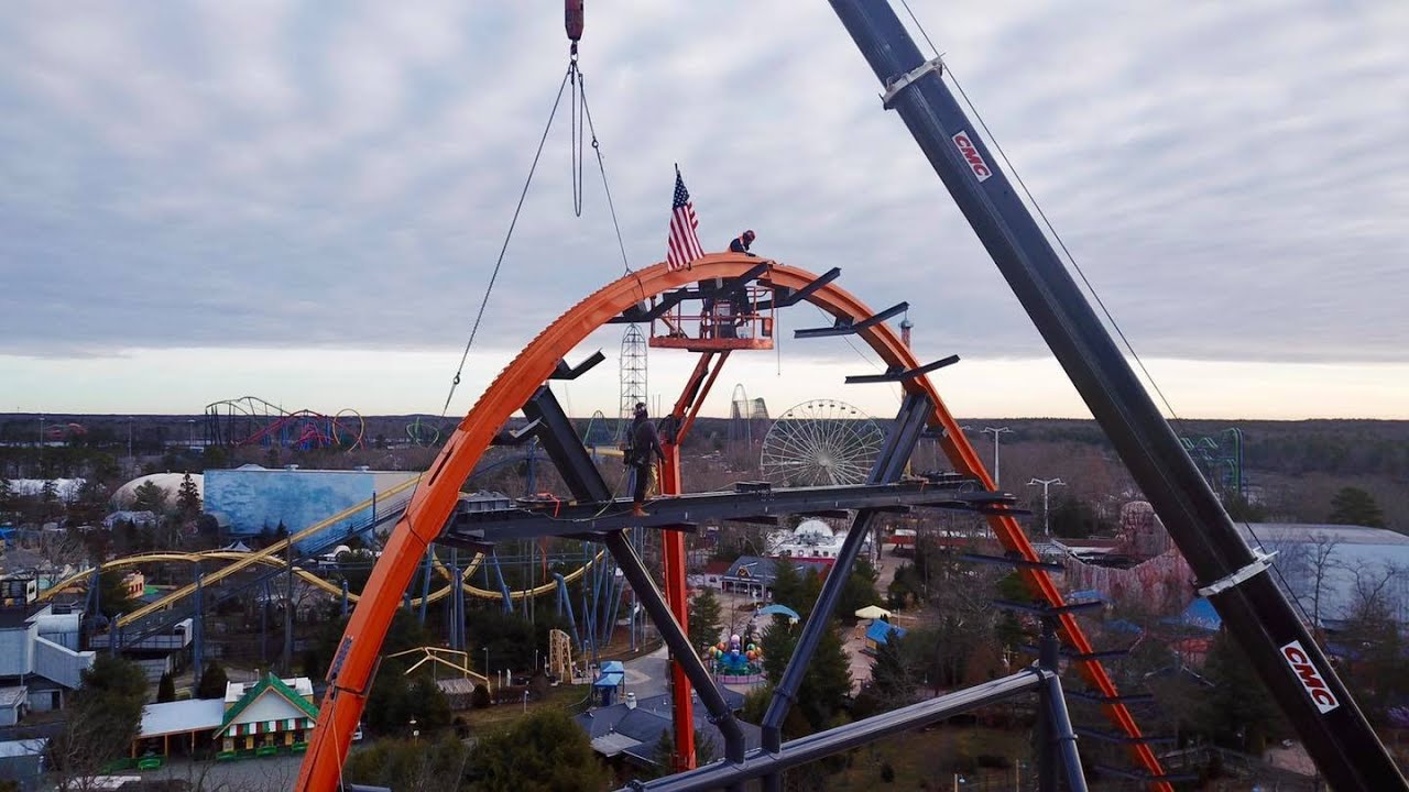 OFFICIAL Jersey Devil Coaster 'Behind the Adventure' Construction Update - Episode 6