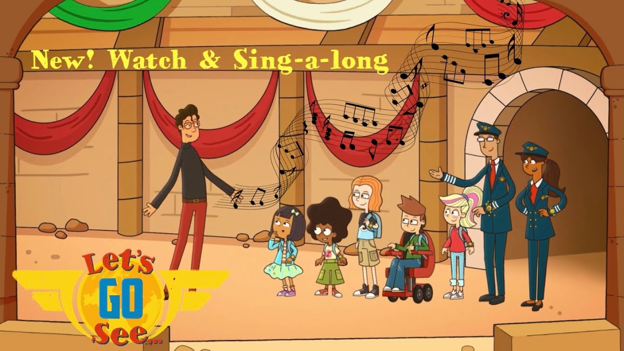 Watch & Sing-a-long to this song all about Rome.  | Music | Songs | Cartoons for Kids |  @LetsGoSee