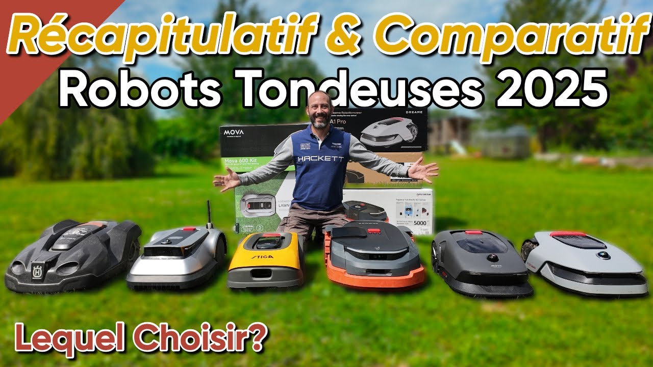 Comparatif 2025 : Quel robot tondeuse choisir ? Mon avis après des mois de tests !