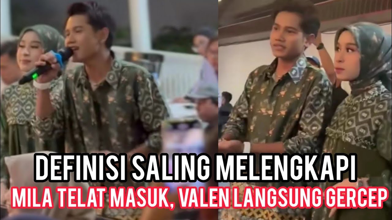 VIRAL DETIK2 VALEN SIGAP NYANYI SAAT MILA TELAT MASUK LAGUNYA. 