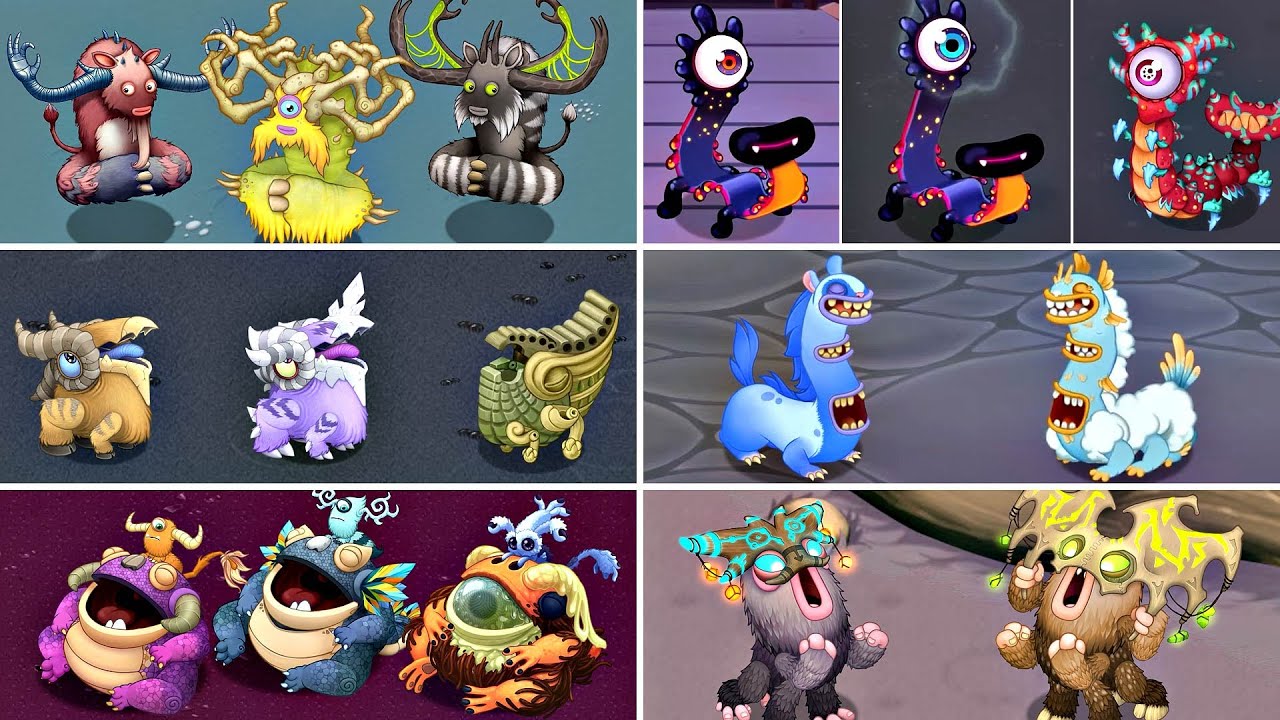 All New Monsters Comparisons Released in 2025 | My Singing Monsters