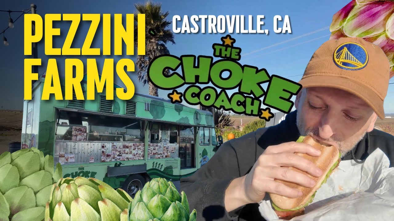 Сэндвич с артишоками в The Choke Coach! | Приключения на стенде Pezzini Farms 