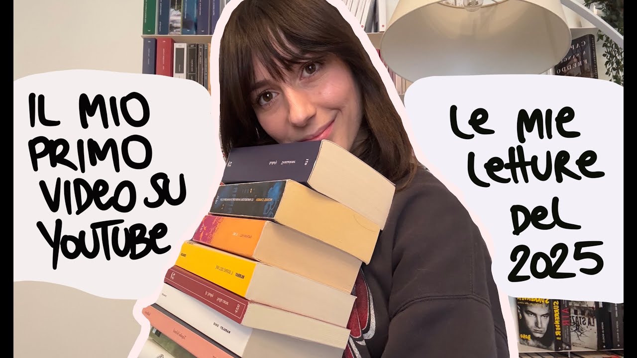 RECAP LETTURE 2025 - Il mio primo video su YouTube!