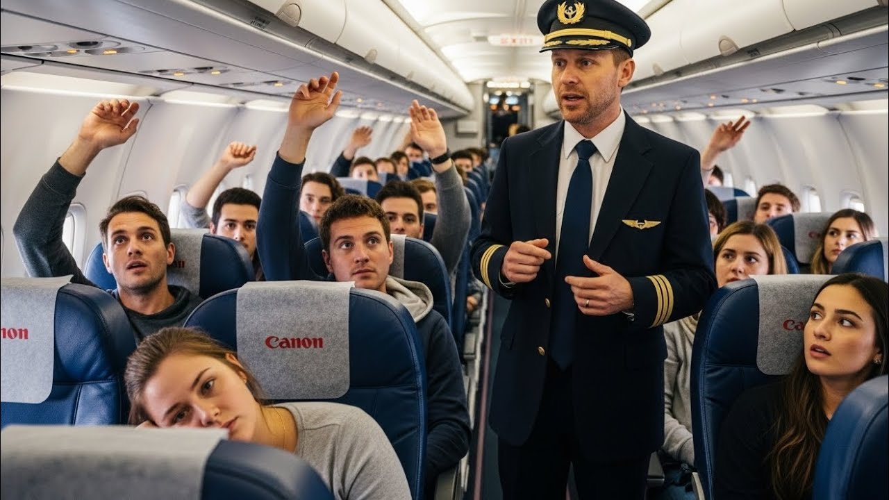 She Was Sleeping in Row 10 — When the Captain Asked, 'Any Combat Pilots on Board?'