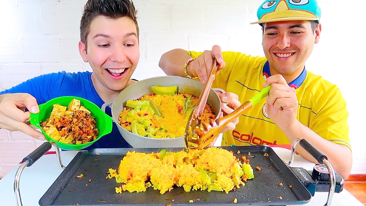 FRIED TOFU & FRIED RICE • Mukbang & Recipe