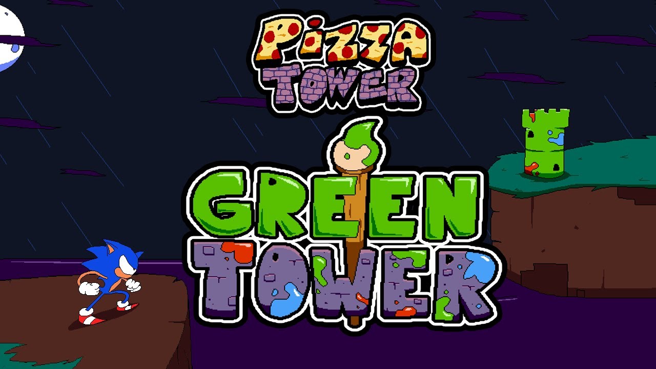 Pizza Tower (CYOP/AFOM) Level - GREEN TOWER