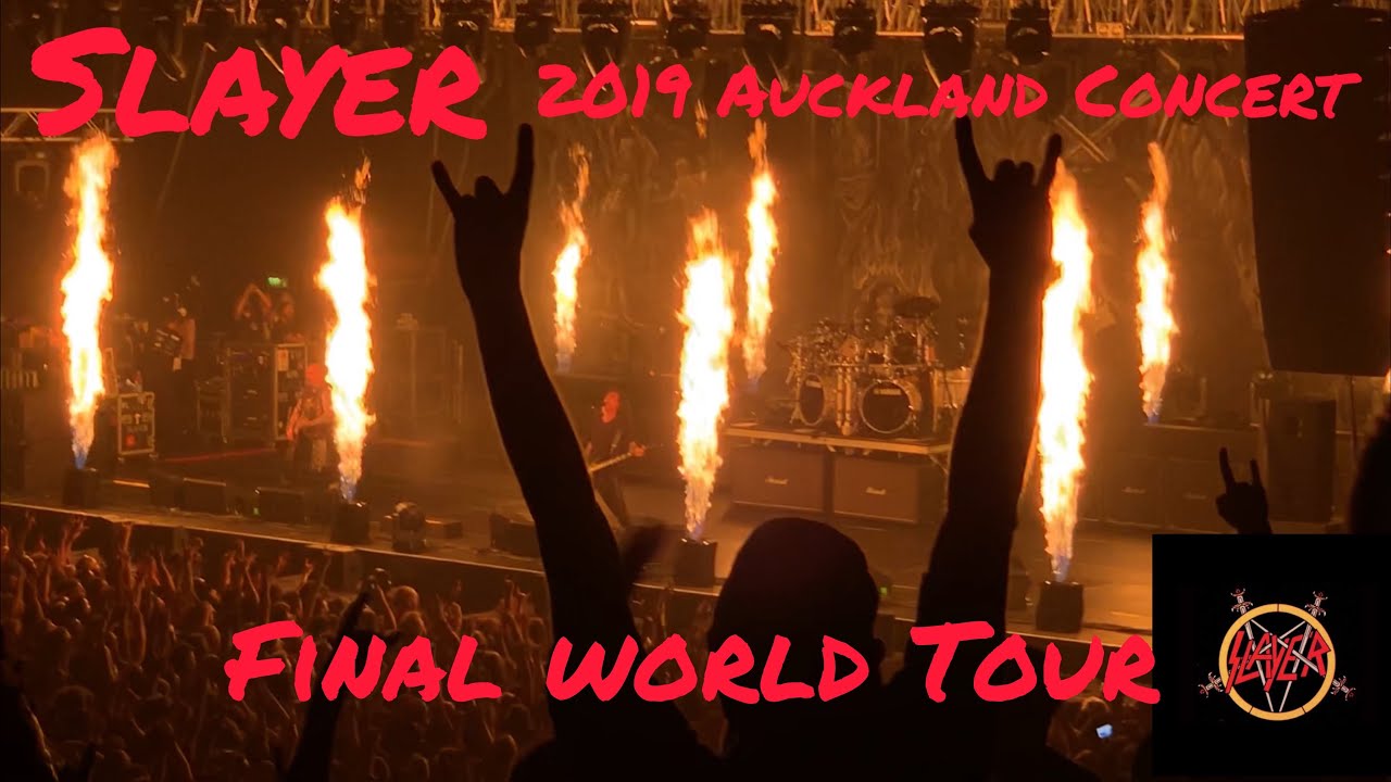 Slayer 2019 Final World Tour Concert (1080P HD) Full Live Concert in Auckland New Zealand 15/03/2019