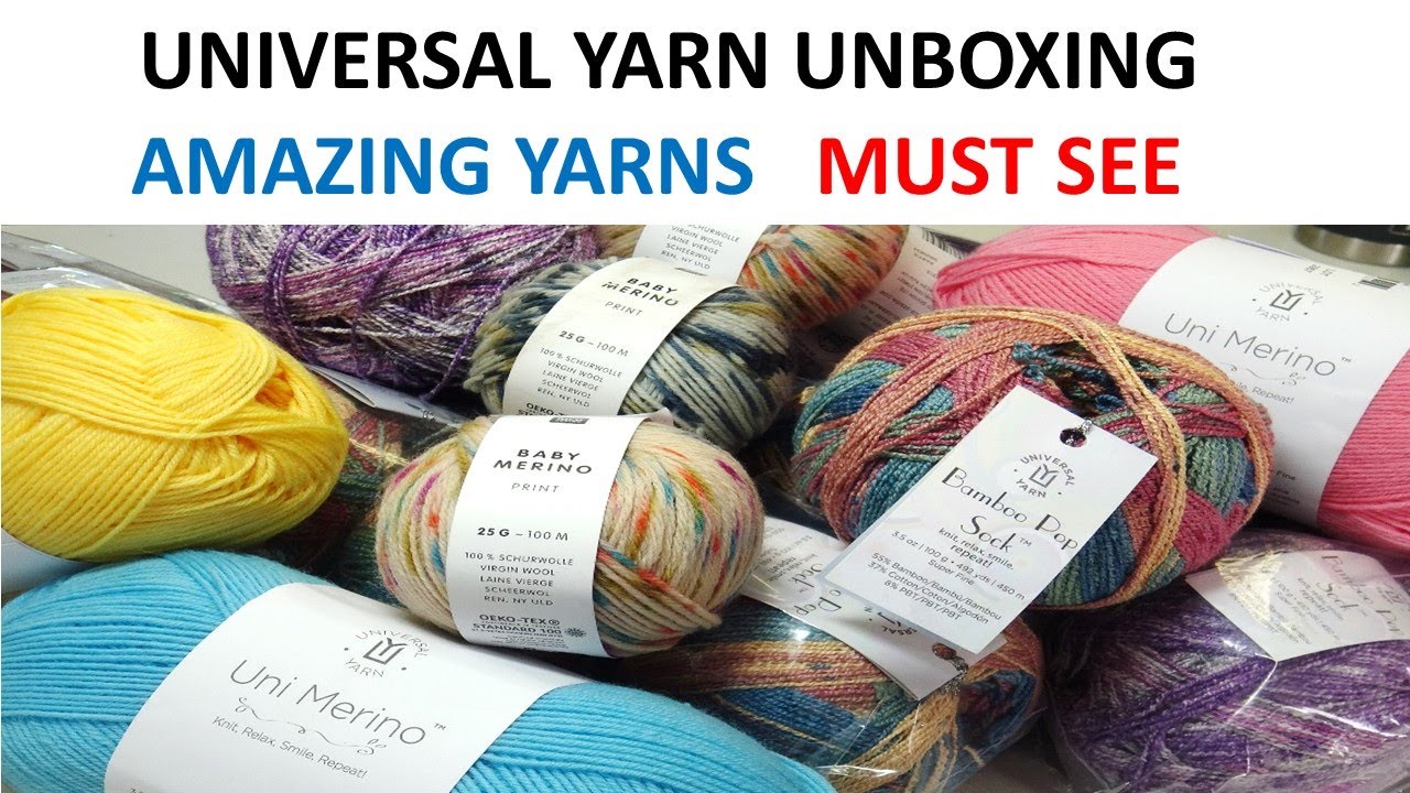 UNIVERSAL YARN UNBOXING - Amazing Bag Deal - Amazing Yarns -  #UniversalYarn