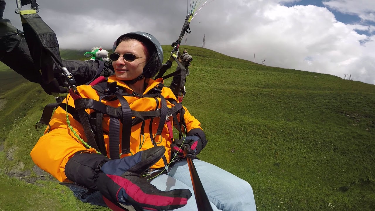03082019 ParaTourYes gudauriparagliding полет гудаури بالمظلات، جورجيا بالمظلات