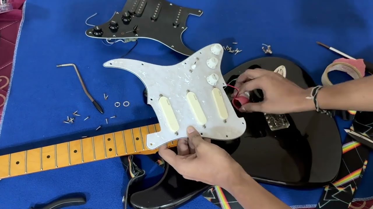 Unboxing & Installing EMG DG20 Pickup | Transforming My Fender Squier Strat to Gilmour Tone!
