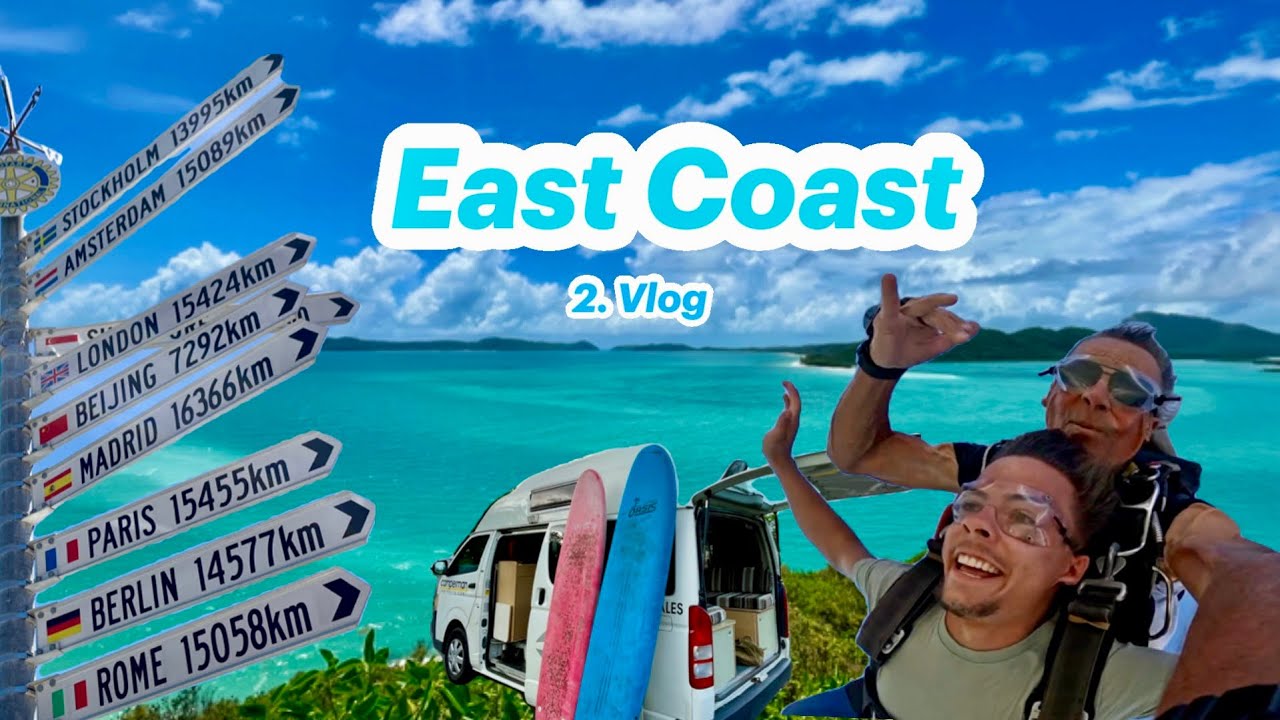 Whitsundays, Fallschirmsprung & Van-Life | East Coast Vlog 