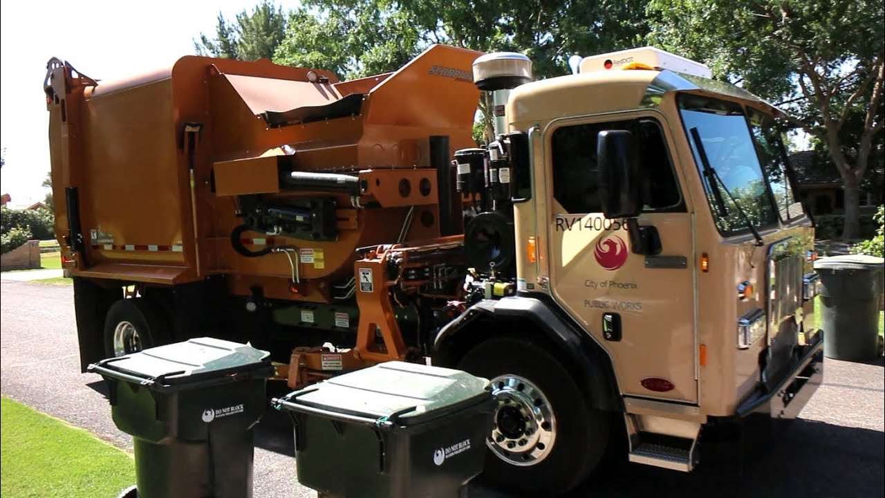 #299: City of Phoenix ⇨ Mini 2014 Scorpion ASL Garbage Truck!!