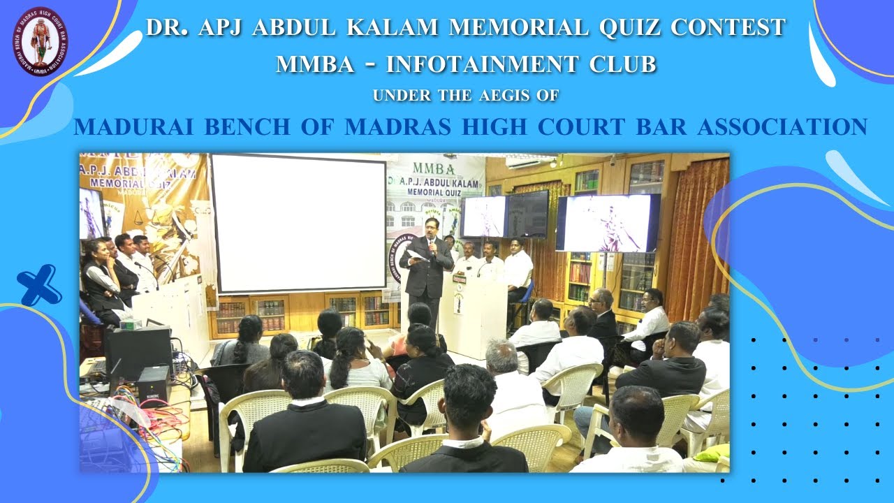 MMBA QUIZ CONTEST | DR. APJ ABDUL KALAM MEMORIAL QUIZ CONTEST | MMBA INFOTAINMENT CLUB