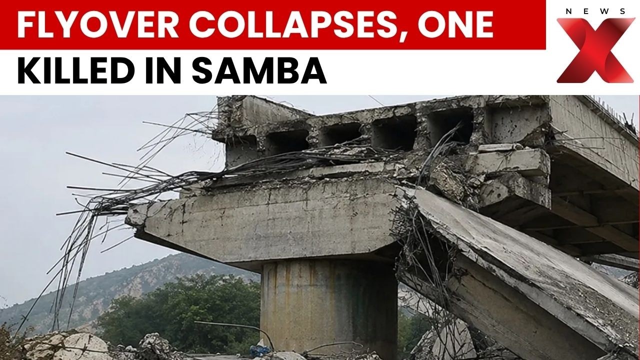 Jammu and Kashmir Flyover Collapse: One Killed, Three Injured in Samba | NewsX