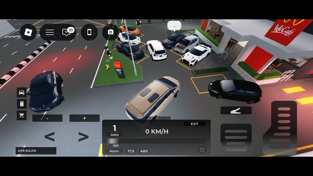 Pergi konvoi di MCDONALD'S Roblox West Malaysia driving (PART 2)