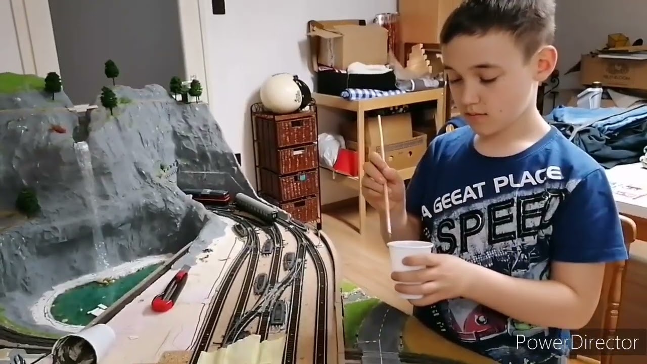 TT vasútmodell TT-s terepasztalunk így készült lX. rész