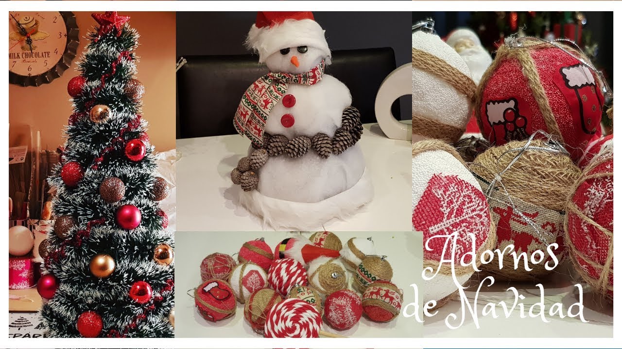 ADORNOS DE NAVIDAD hechos en casa