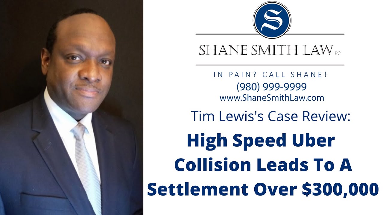 High Speed Uber Collision Leads To A Settlement Over $300,000 - In Pain? Call Shane!