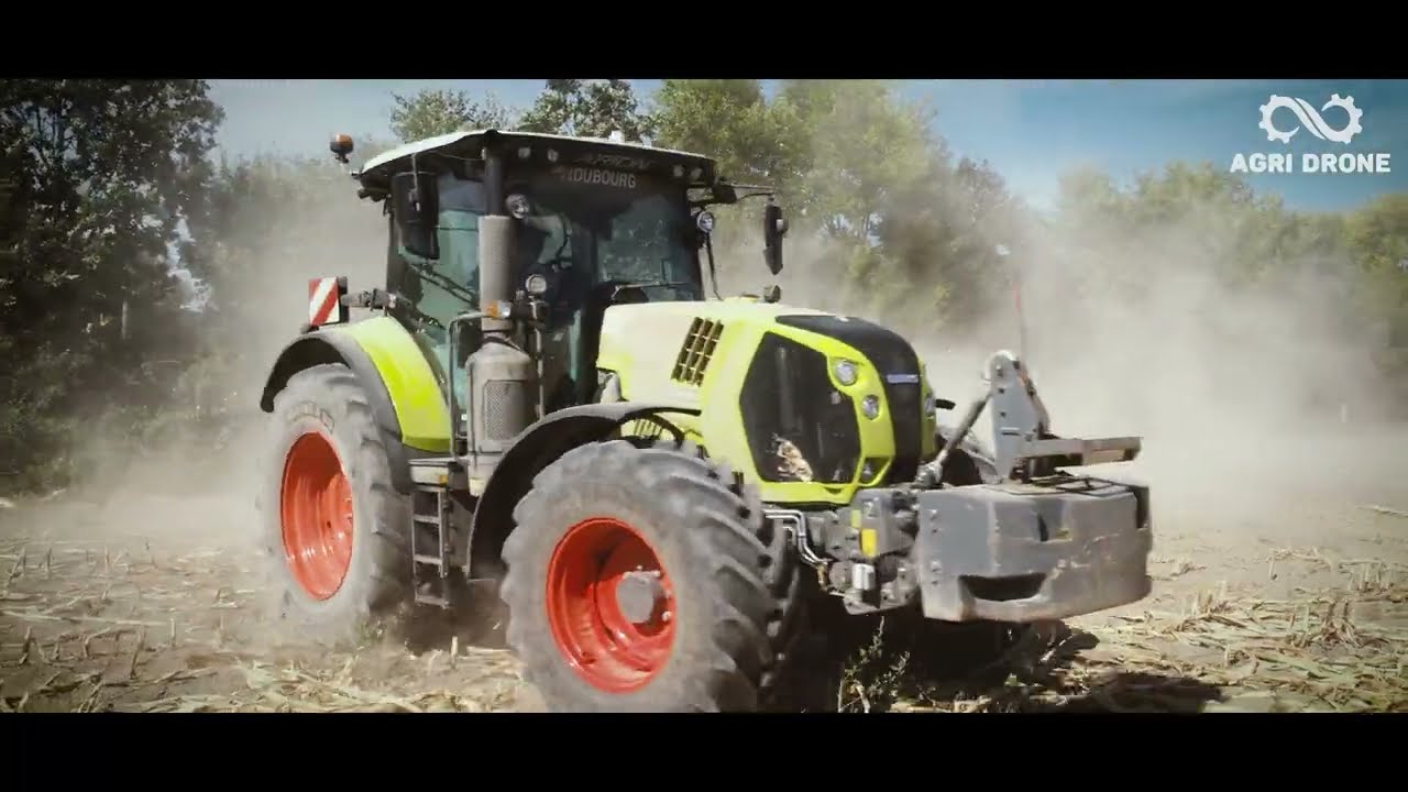 Déchaumage en conditions TRES sèches 😱 - CLAAS ARION 630 & LEMKEN Rubin 10 6m - GAEC de l'Estuaire