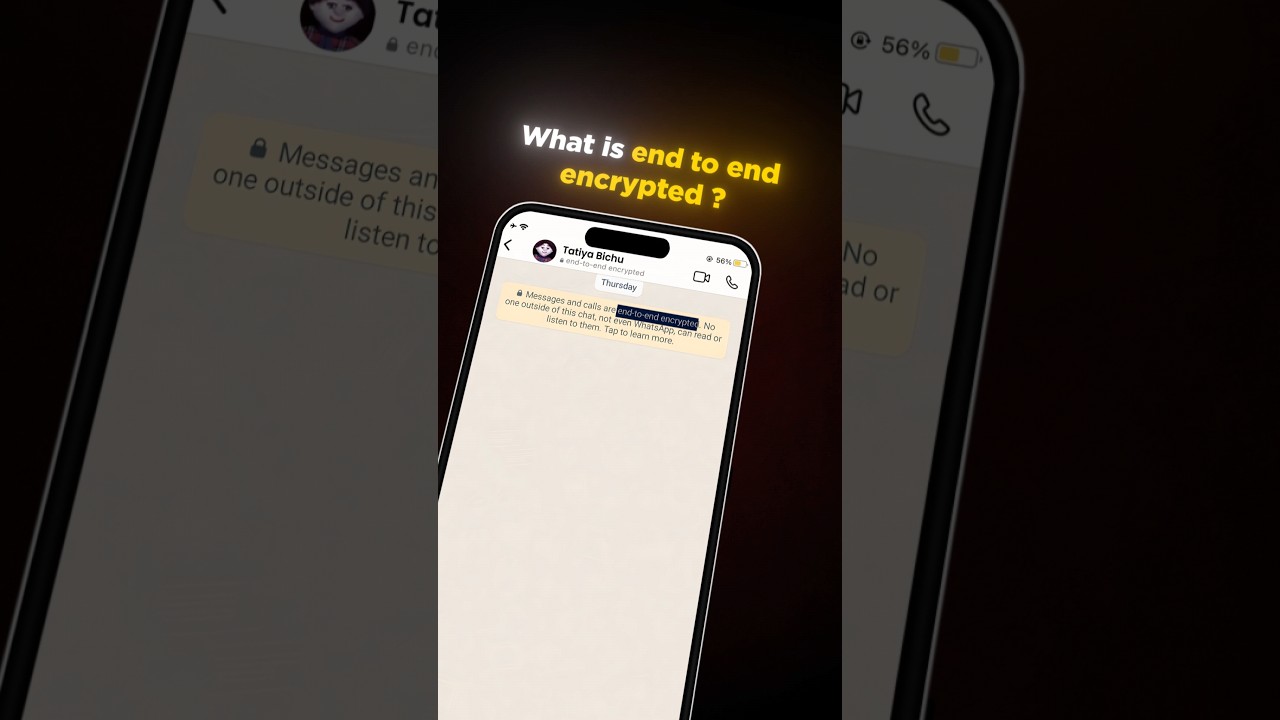 WhatsApp end to end encrypted explained !