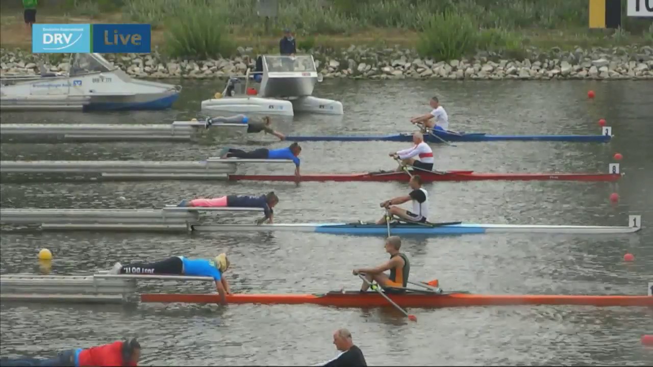 Rudern, Deutsche Masters-Meisterschaft, RC-Bergedorf, MM1xF, Helmut Longinus