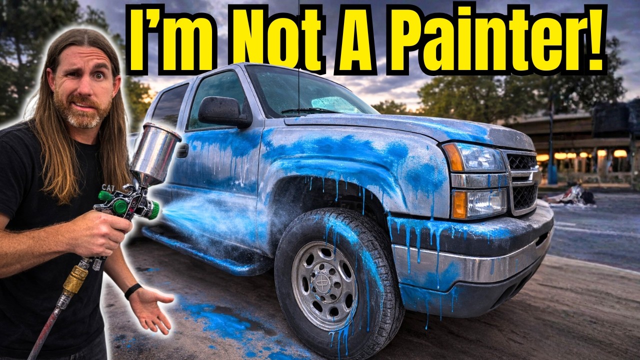Turns Out Painting a Truck Is Harder Than It Looks!