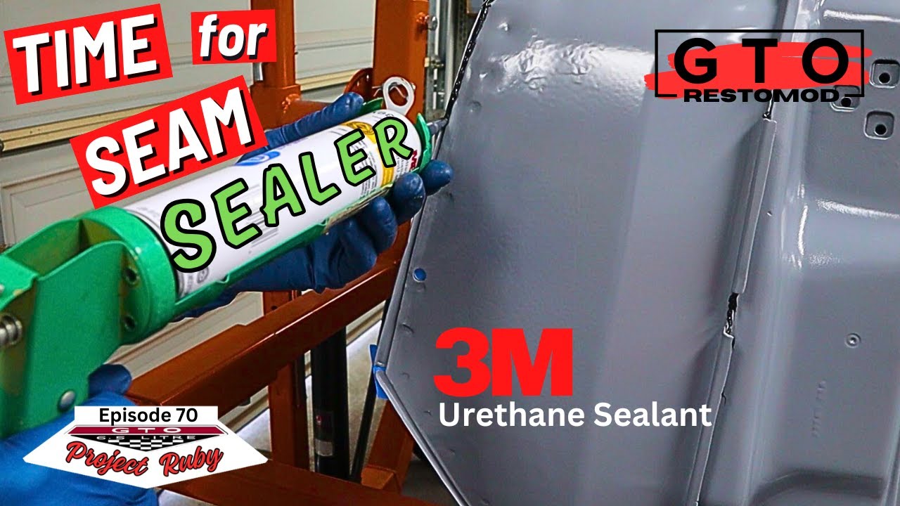Seam Sealer How To - Urethane Seam Sealer - GTO RestoMod (Ep 70)