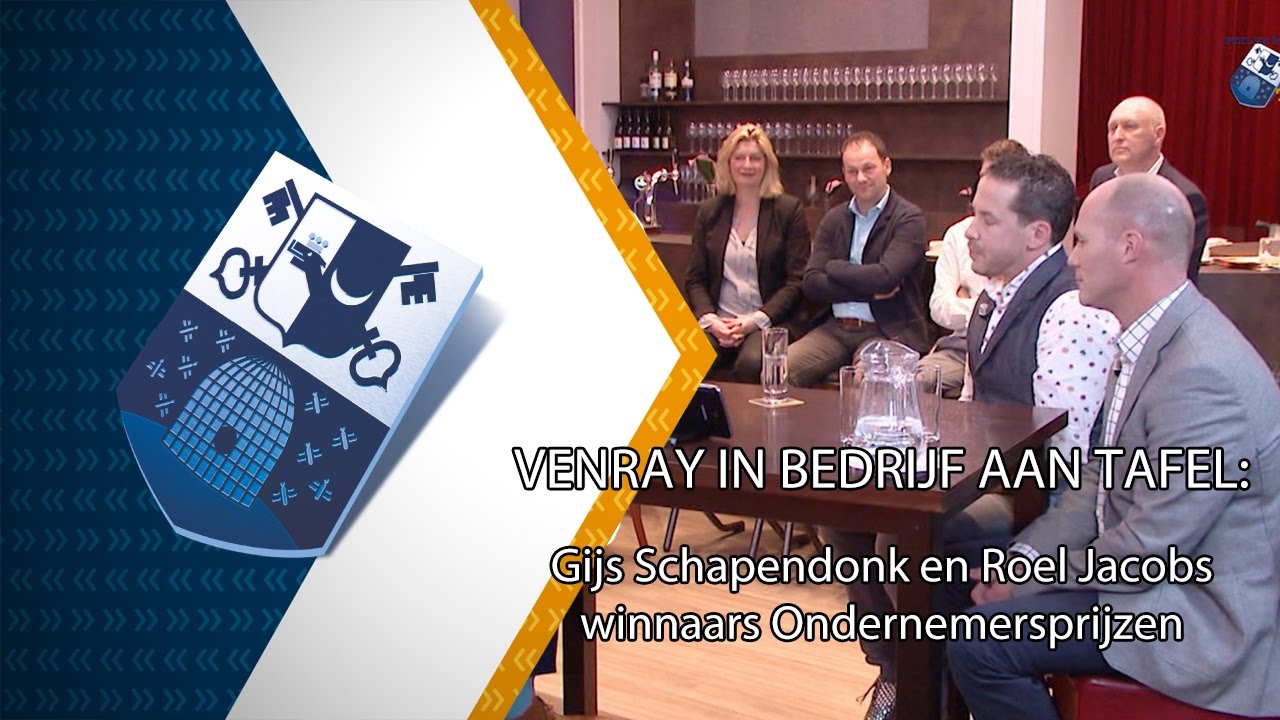 Venray in bedrijf aan tafel: Gijs Schapendonk en Roel Jacobs - 21 januari 2017