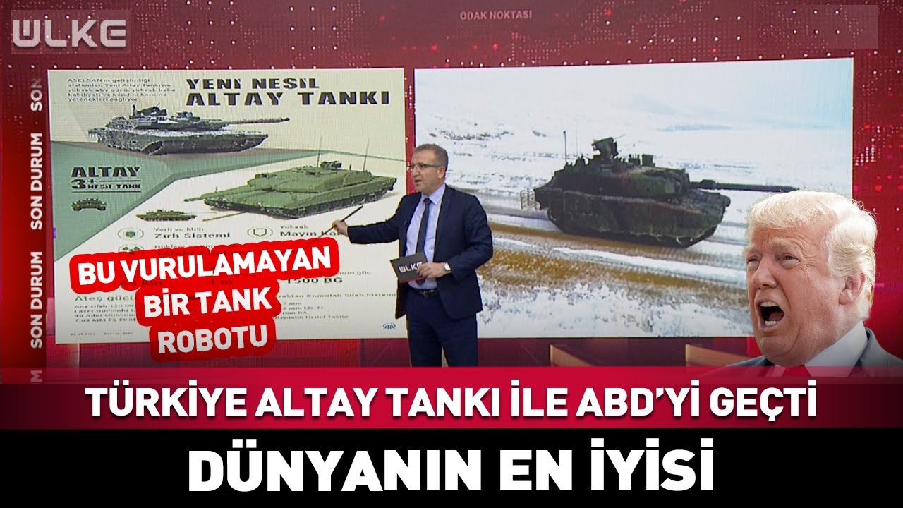 Türkiye ALTAY Tankı İle ABD'yi Geçti! Emekli Albay Dünyanın En İyisi Olarak Gösterdi #haber