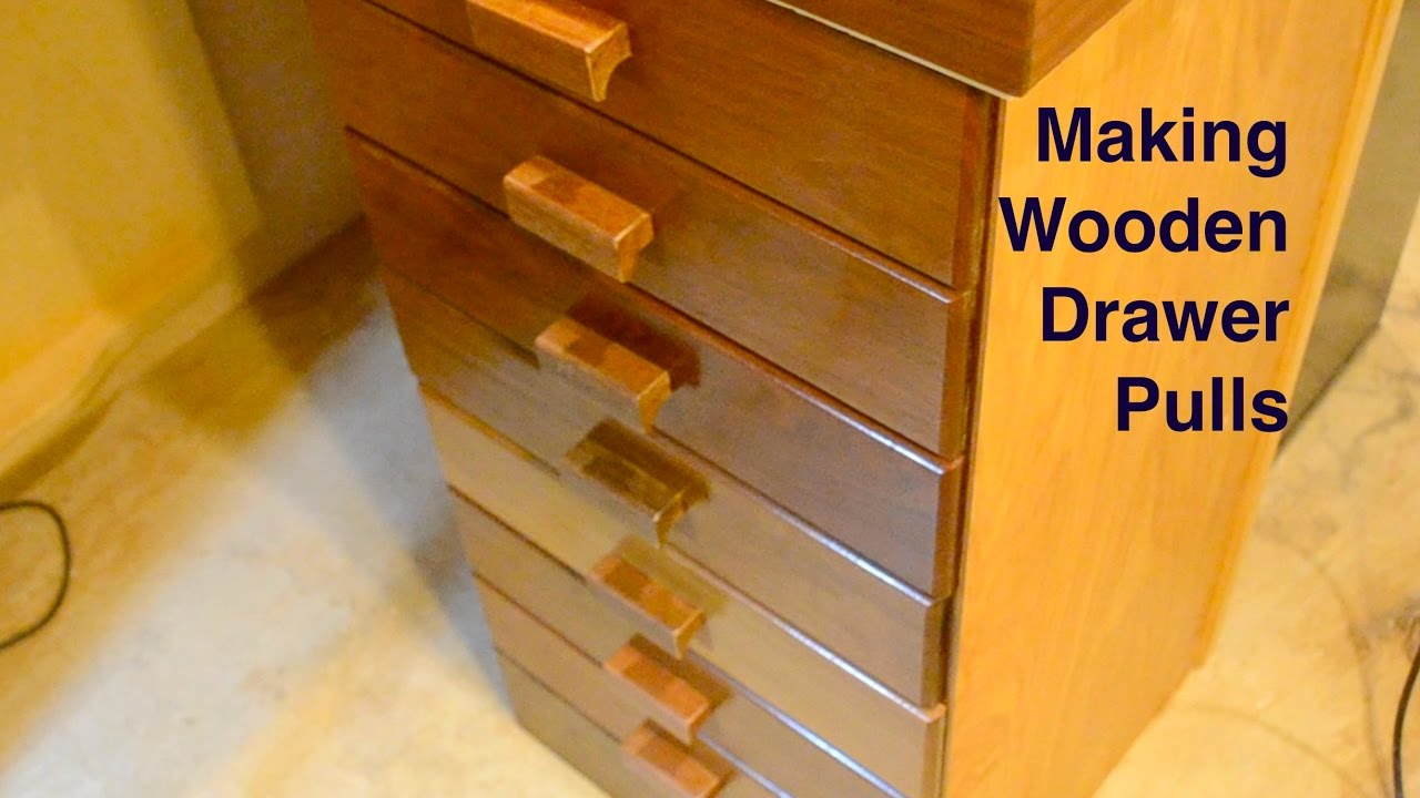 Making Wooden Drawer Pulls