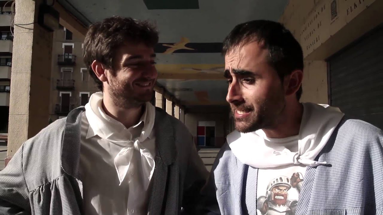 Borja Pérez y Gorka Otxoa la lían en fiestas de Basauri