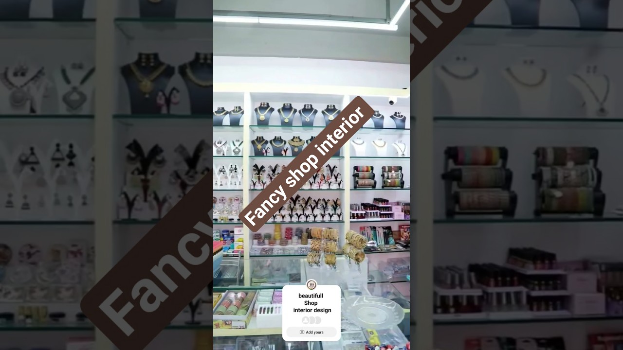 beautiful fancy shop interior design 