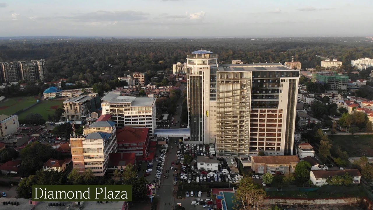 Diamond plaza/Aerial shots of Nairobi city Kenya