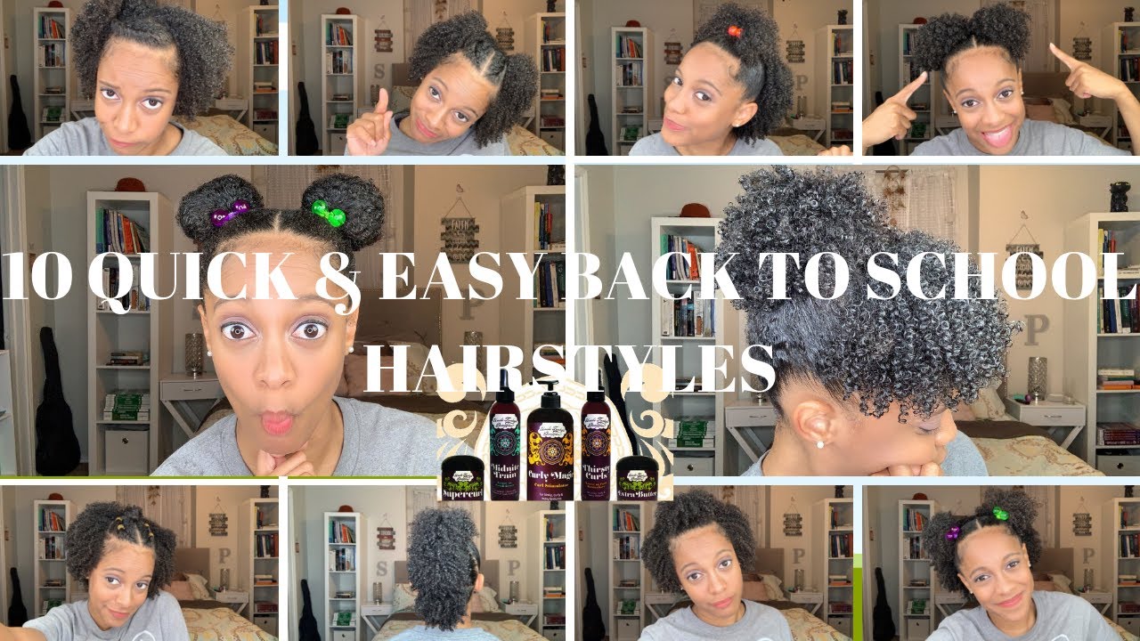 BACK TO SCHOOL HAIRSTYLES FOR BLACK GIRLS FT. UNCLE FUNKY'S DAUGHTER