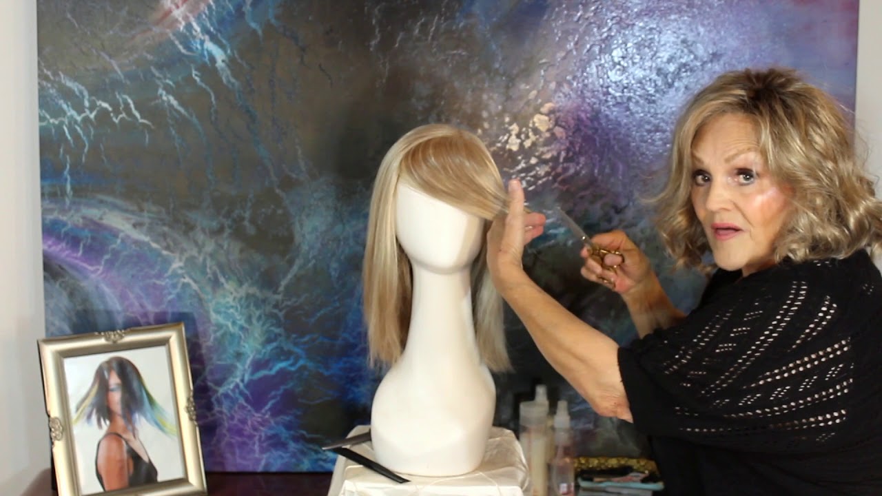 How to Cut Side Bangs on a Wig