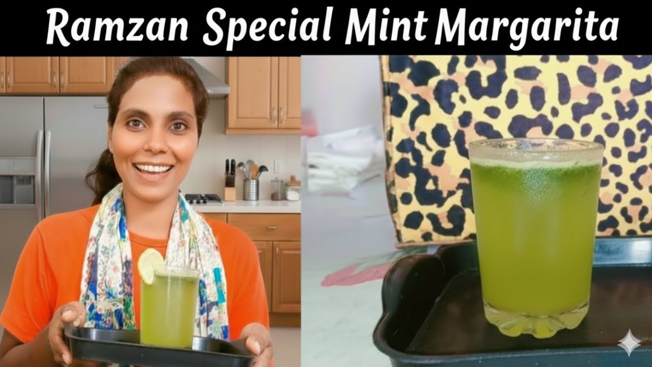 Iftar Refreshing Drink _ Mint Margarita | 5 minutes main drink tayar 🌿🥂 