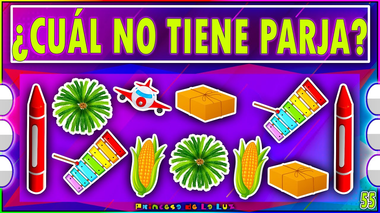 ¿CUÁL No Se Repite? 👫 Ejercita La Concentración y La Memoria 🎲 PASATIEMPOS Digitales