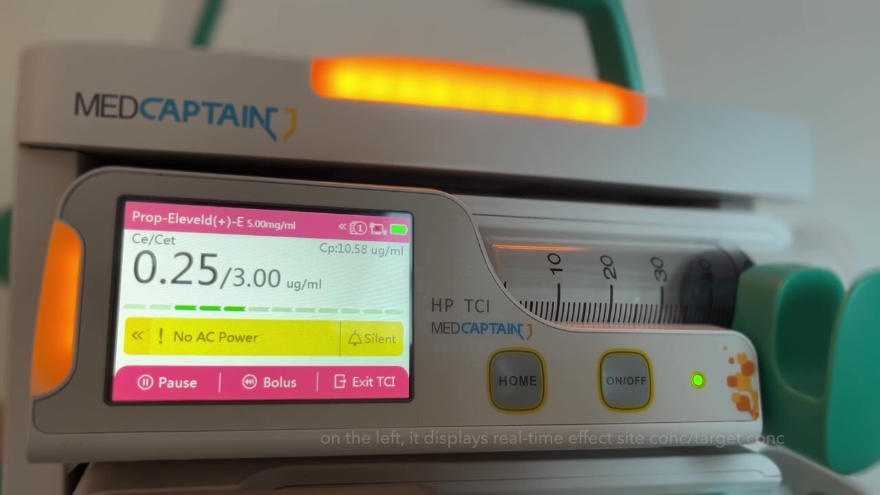 Medcaptain HP TCI Operation