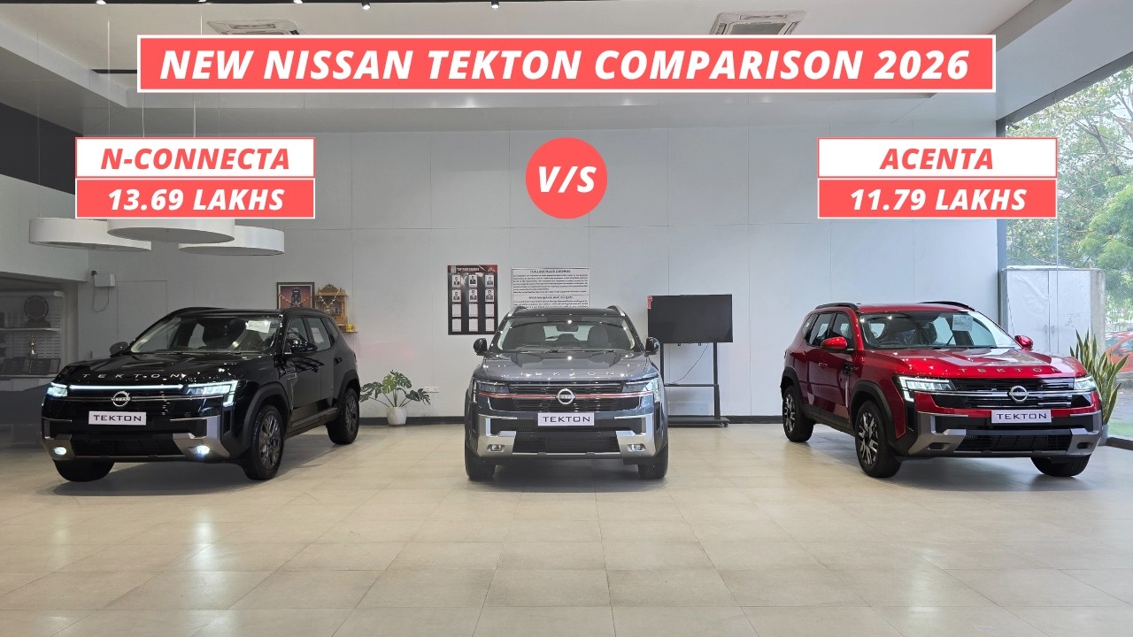New Nissan Tekton Acenta vs N Connecta Variant Comparison | Nissan Tekton N Connecta vs Acenta