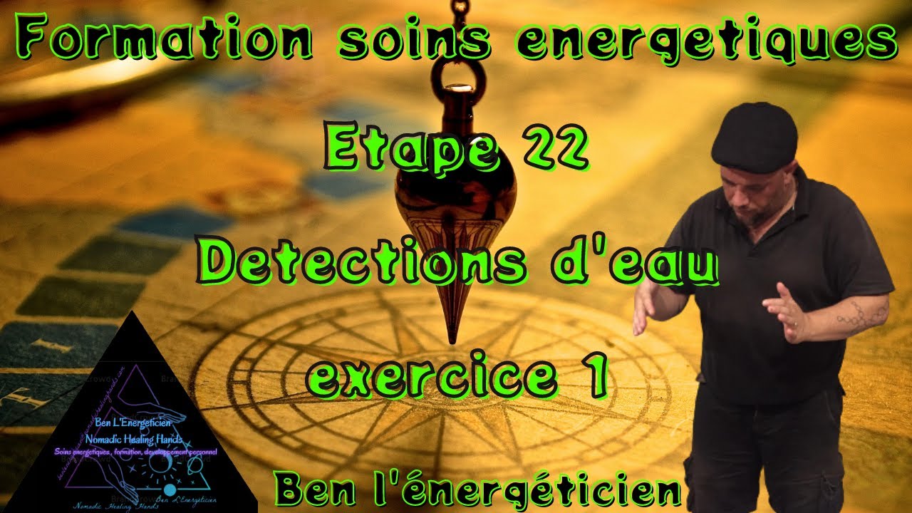 Pratiquer Le Pendule - Etape 22  - Detection d'eau exercice 1   -. Pratiquer la radiesthésie Pendule