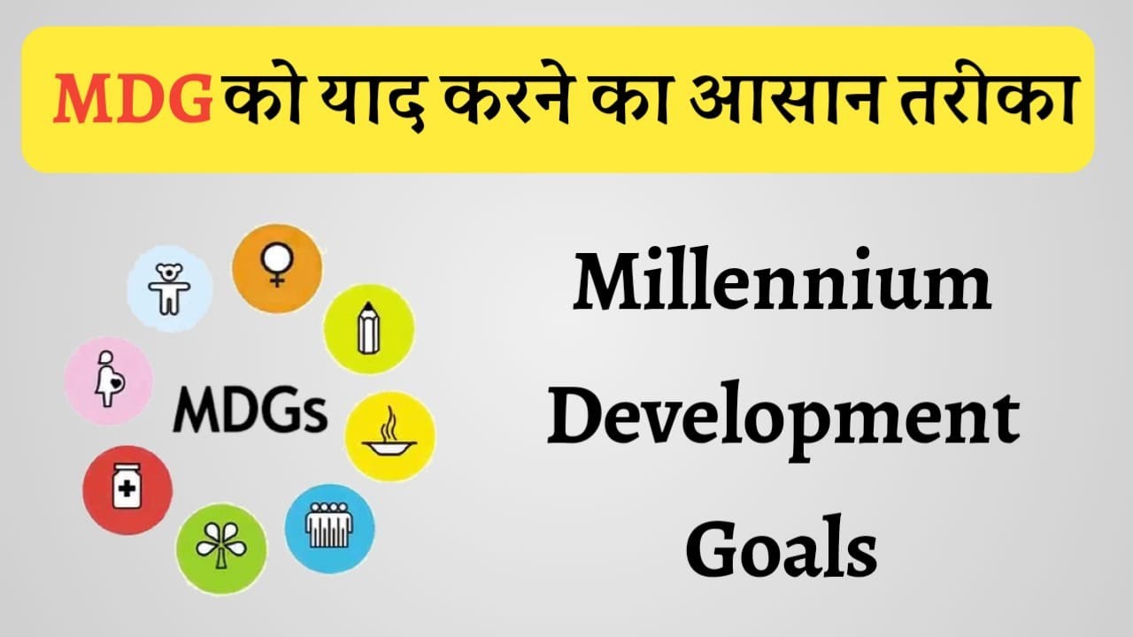 MDG || MILLENNIUM DEVELOPMENT GOAL's || MDG TRICK || MDG KO YAD KARNE KA TRICK || NET/JRF ASPIRANT