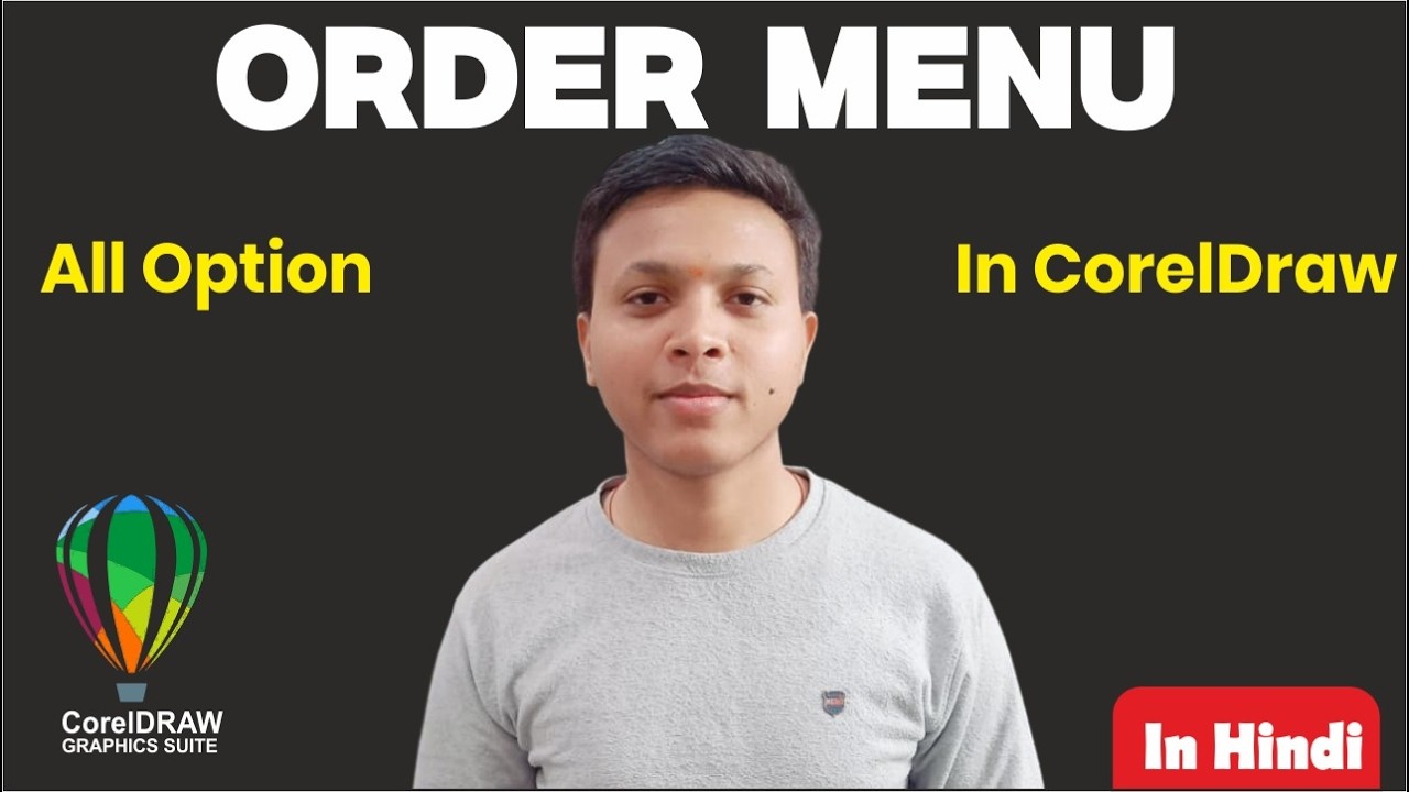 Master the Order Menu in CorelDRAW | All Order Tools & Shortcuts