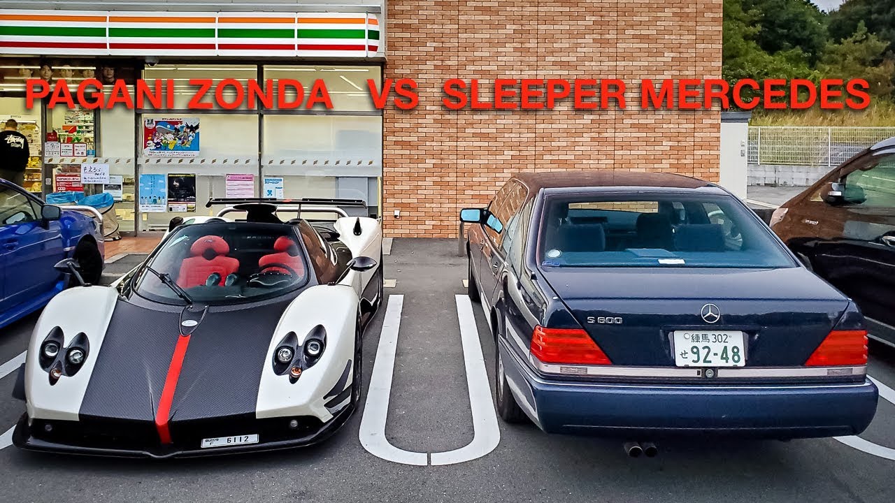 Battle of the Exhausts: CHEAP SLEEPER Mercedes vs Pagani Zonda