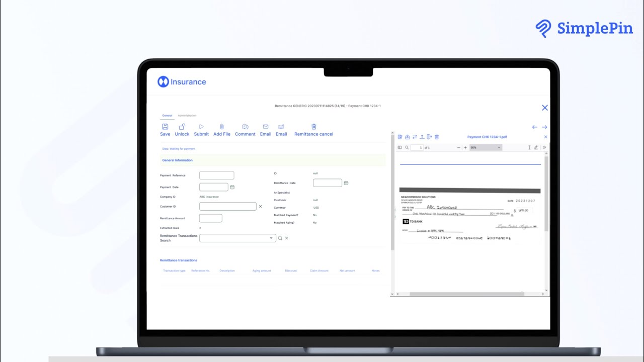 Simplify Insurance Payments with SimpleMatch