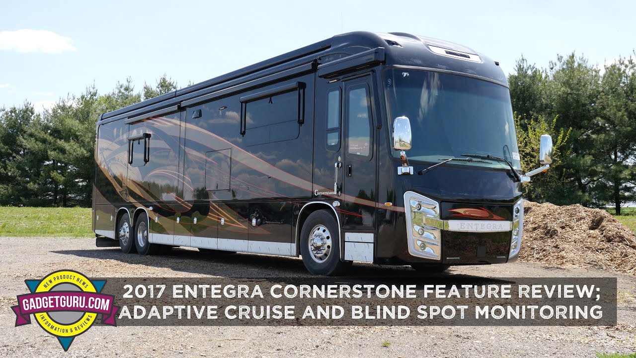 2017 Entegra Cornerstone Review - Driving With Adaptive Cruise & Blind Spot Monitoring