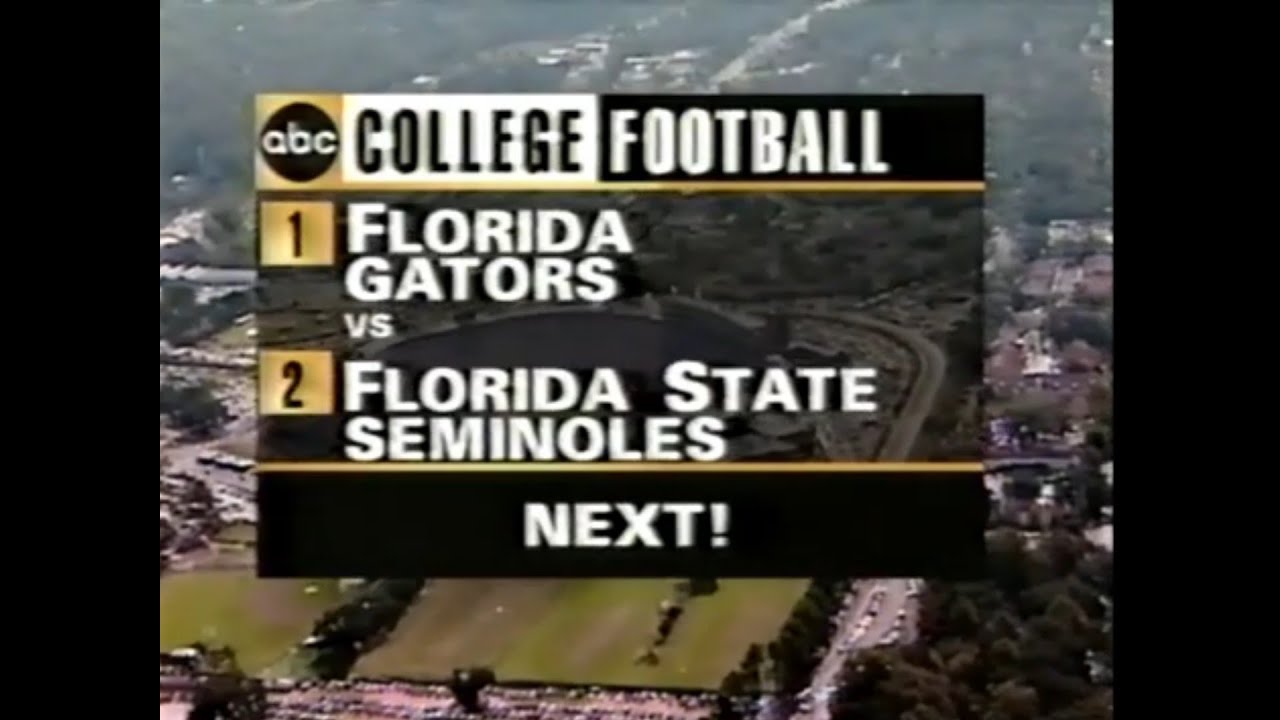 1996-11-30 Florida Gators vs Florida State Seminoles