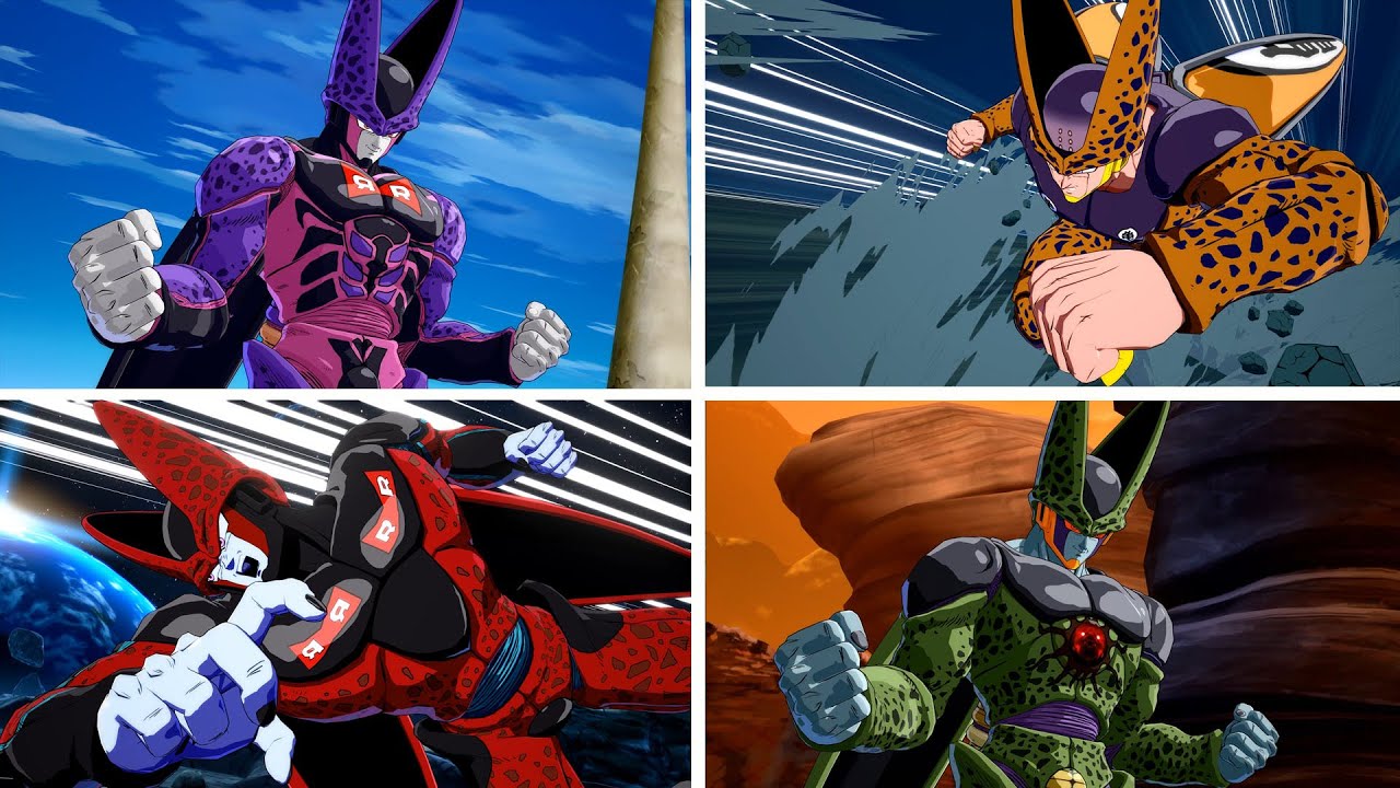 Cell Alternative Color References - Dragon Ball FighterZ Mods